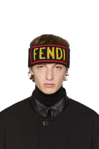 fendi silk headband|fendi headband ssense.